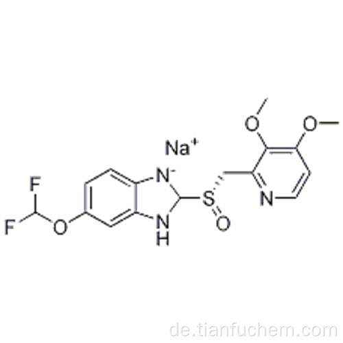 6- (Difluormethoxy) -2 - [(S) - [(3,4-dimethoxy-2-pyridinyl) methyl] sulfinyl] -1H-benzimidazolnatriumsalz CAS 160488-53-9